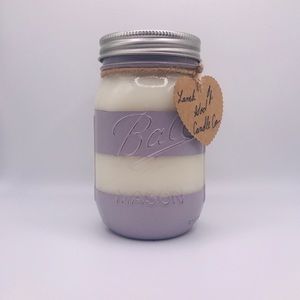 100% Hand crafted distressed Soy Wax candle.